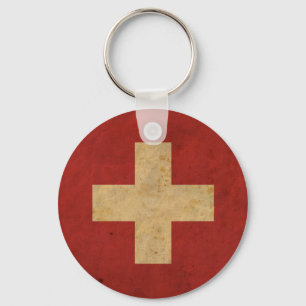 vlag Zwitserland Sleutelhanger