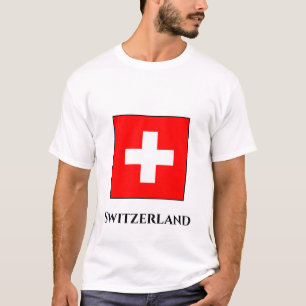 Vlag Zwitserland (Zwitserland) T-shirt