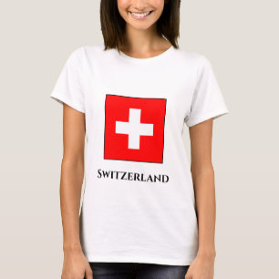 Vlag Zwitserland (Zwitserland) T-shirt