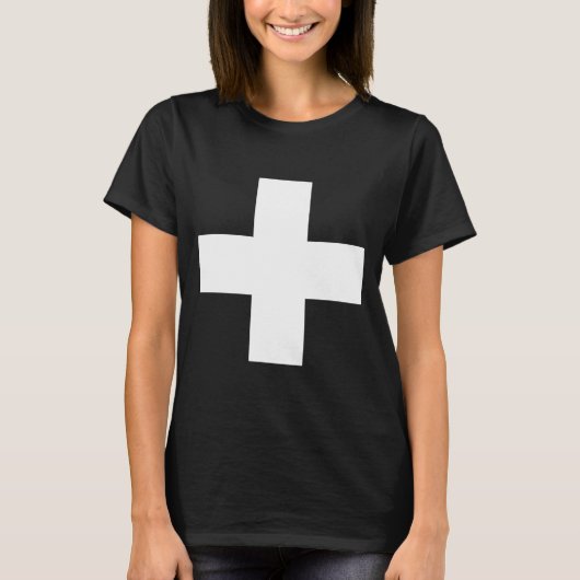 Vlag Zwitserland Zwitserland T-shirt (Voorkant)