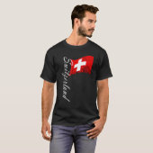 vlag Zwitserland Zwitserse vlag Schweiz Zwitsers T-shirt (Voorkant volledig)