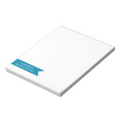 Vlagbanner - Aangepaste Notitieblokken | Blauw (Linkerzijde)