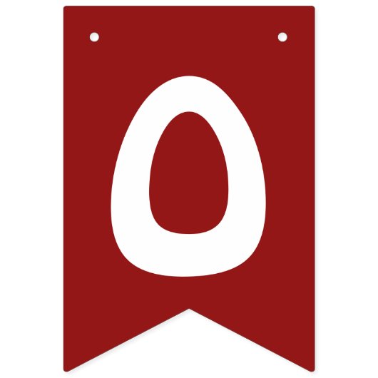 Vlagbanner voor werkpartijen vlaggetjes (Tweede vlag)