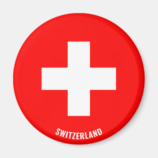 Vlagencharmeringspatriottiek in Zwitserland Magneet