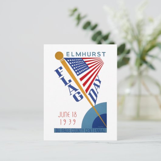 Vlagendag Briefkaart (Staand voorkant)