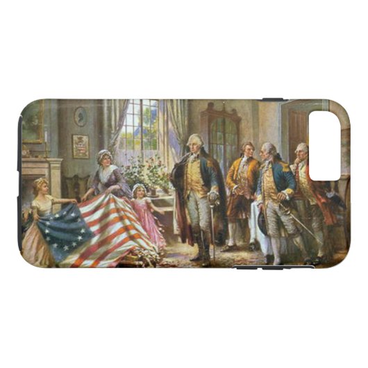 Vlagendag Case-Mate iPhone Case (Achterkant (Horizontaal))