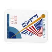 Vlagendag Magneet (Horizontaal)