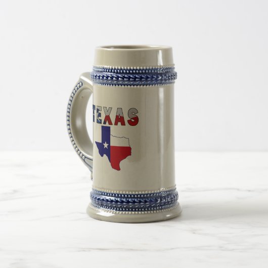 Vlagenkaart met Texas Bierpul (Voorkant links)