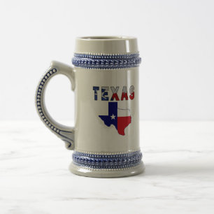 Vlagenkaart met Texas Bierpul