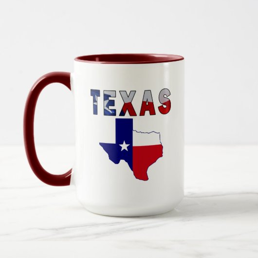 Vlagenkaart met Texas Mok (Links)
