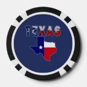 Vlagenkaart met Texas Poker Chips (Achterkant)