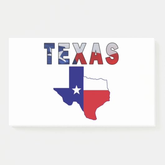 Vlagenkaart met Texas Post-it® Notes (Voorkant)