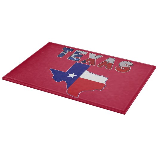 Vlagenkaart met Texas Snijplank (Hoek)