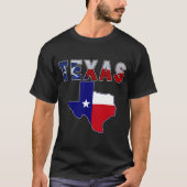 Vlagenkaart met Texas T-shirt (Voorkant)
