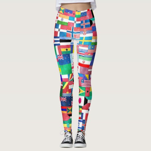 Vlagenwereld Leggings (Voorkant)