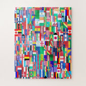 Vlagenwereld Legpuzzel (Verticaal)