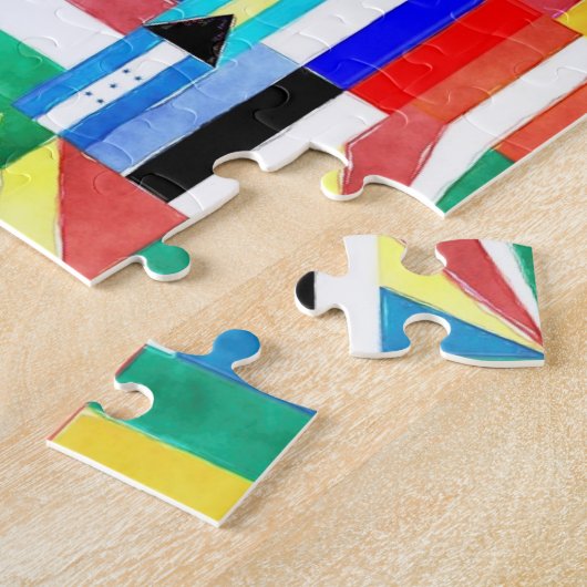 Vlagenwereld Legpuzzel (Zijkant)