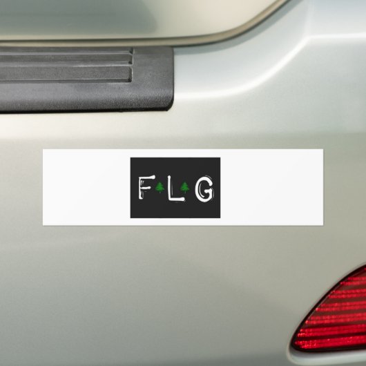 Vlagerpersoneel FLG-bumpersticker Bumpersticker (Op auto)