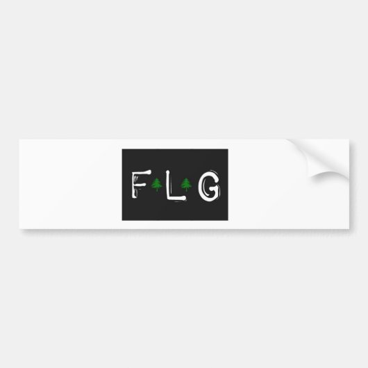 Vlagerpersoneel FLG-bumpersticker Bumpersticker (Voorkant)