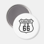 Vlagersoneel Route 66 Magneet (Voorkant / Achterkant)