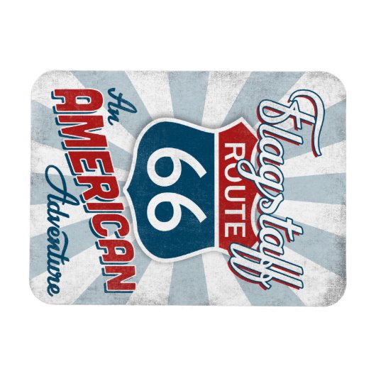 Vlagersroute 66 -Amerika Arizona Magneet (Horizontaal)