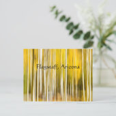 Vlagerstaf van abstract Aspen Arizona Briefkaart (Staand voorkant)