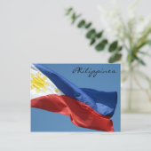 vlagfilipijnen briefkaart (Staand voorkant)