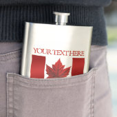 Vlagflessen van Canada op maat van Canada Drink Flacon (Voorbeeld)
