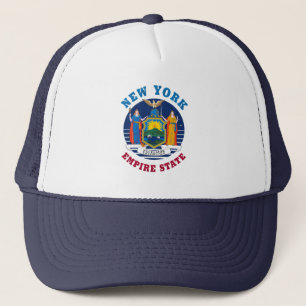 VLAGG VAN DE STAAT NEW YORK TRUCKER PET