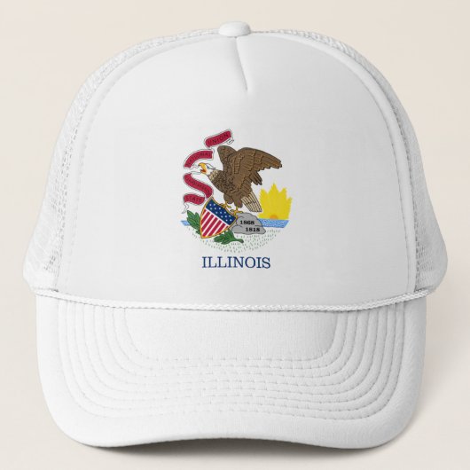 VLAGG VAN ILLINOIS TRUCKER PET (Voorkant)