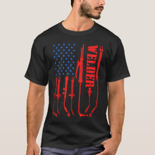 Vlaggelasker van de Verenigde Staten T-shirt