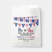 Vlaggen 4 juli: seksfeest bedankzakje (Voorkant)