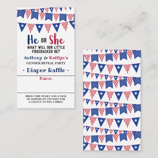 Vlaggen 4 juli: seksfeest informatiekaartje (Voorkant / Achterkant)