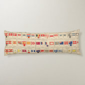 Vlaggen, badges lichaamskussen (Achterkant)