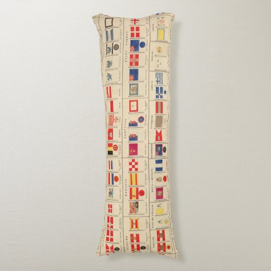 Vlaggen, badges lichaamskussen (Voorkant Verticaal)