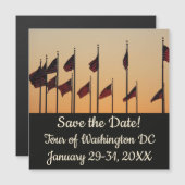 Vlaggen bij Sunset American Patriotic USA (Voorkant / Achterkant)