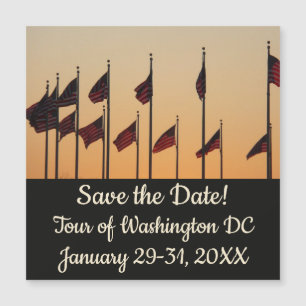 Vlaggen bij Sunset American Patriotic USA