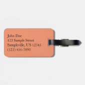 Vlaggen bij Sunset American Patriotic USA Bagagelabel (Achterkant horizontaal)