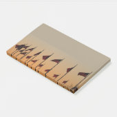 Vlaggen bij Sunset American Patriotic USA Post-it® Notes (Schuin)