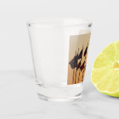 Vlaggen bij Sunset American Patriotic USA Shot Glas (Links)