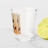 Vlaggen bij Sunset American Patriotic USA Shot Glas (Rechts)