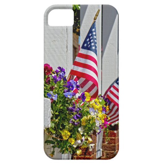 Vlaggen + Bloemen Case-Mate iPhone Case (Achterkant)