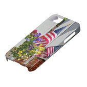 Vlaggen + Bloemen Case-Mate iPhone Case (Onderkant)