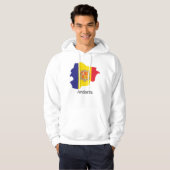 Vlaggen en Andorra Hoodie (Voorkant volledig)