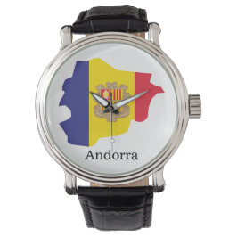 Vlaggen en Andorra Horloge