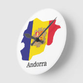 Vlaggen en Andorra Ronde Klok (Hoek)
