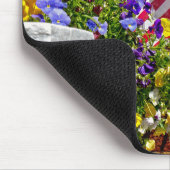 Vlaggen en bloemen muismat (Hoek)