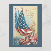 Vlaggen en bloemen voor de slachtoffers briefkaart (Voorkant)