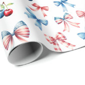 Vlaggen en kersen cadeaupapier (Rol Hoek)