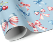 Vlaggen en kersen cadeaupapier (Rol Hoek)